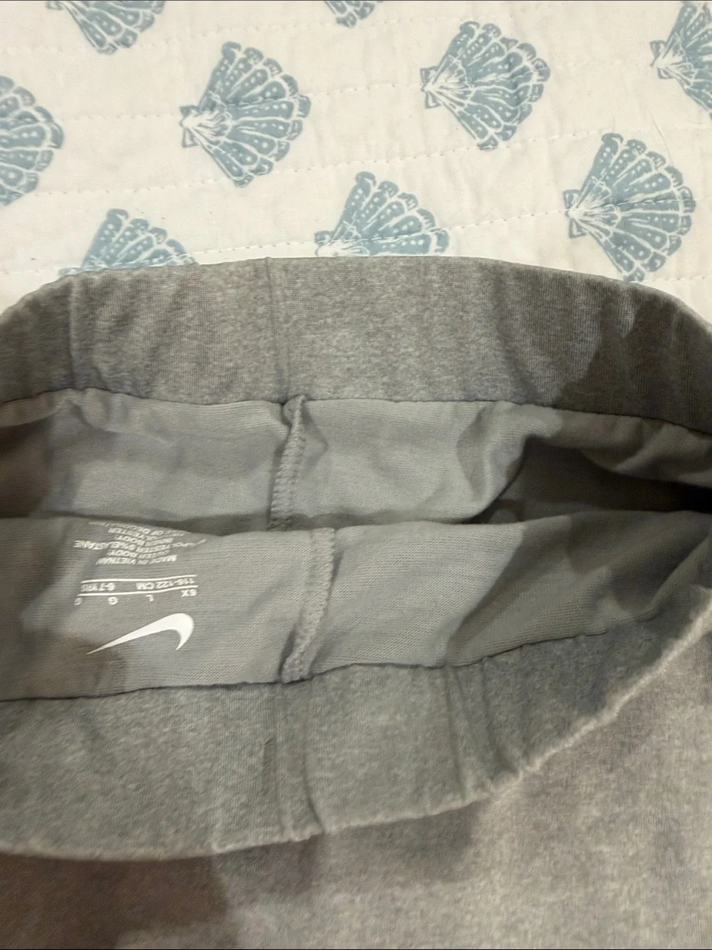 Nike Gray Girls' Athletic Skort with White Swoosh girls size 6x